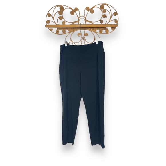 J. Jill Wearever Collection Smooth Fit Slim Leg Black L petite - Picture 1 of 5